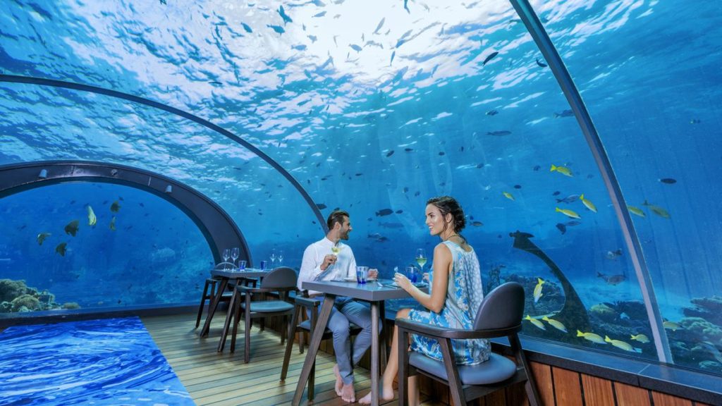 Undersea Restaurant Maldives Explore Beautiful Hidden Places in the Whole World Beautiful Global